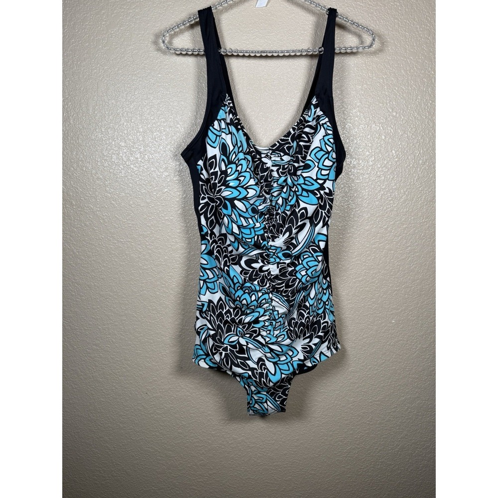 Gabar One Piece Women's‎ Swimsuit Size 18w Built In Bra Summer Beach Vacation